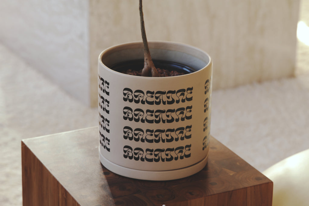 Breathe Plant Pot