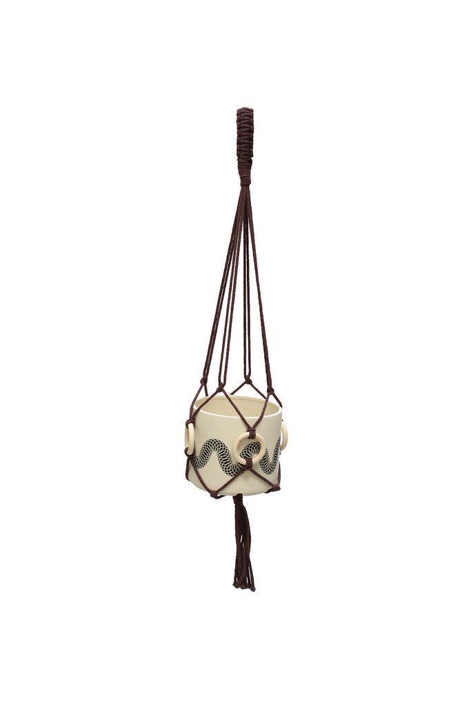 Plant Hanger w/ Wood Rings